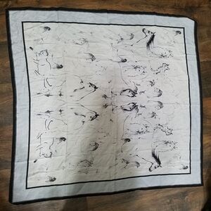 Aminal print scarf